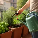Quanti litri d’acqua si usano per annaffiare le piante in terrazzo? Il sistema che abbatte gli sprechi