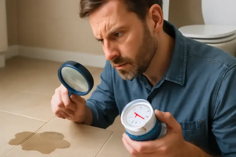 Come individuare perdite d’acqua invisibili? Il test semplice che puoi fare subito